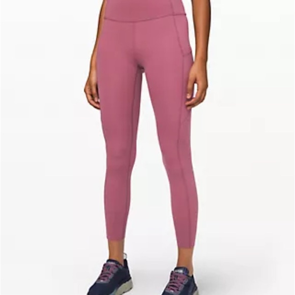 lululemon athletica Pink High-Waisted Leggings